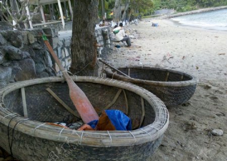 竹船图片