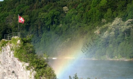 萊茵河的彩虹图片