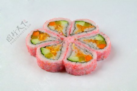 浪漫樱花寿司图片