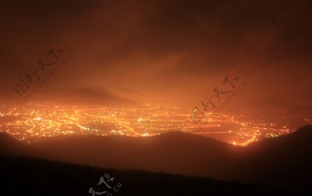 陽明山夜景图片