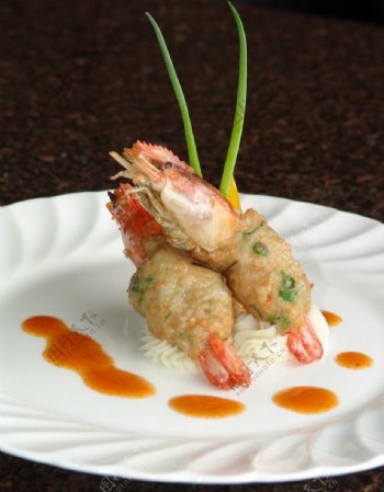 西餐海鲜美食菜式龙虾图片