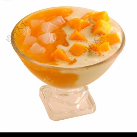 芒果甜品图片