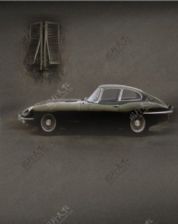 韩版汽车插画平面素材图片