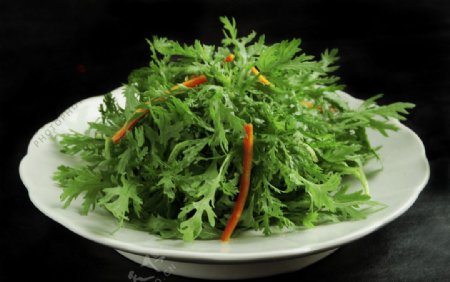 生拌茼蒿蔬菜图片
