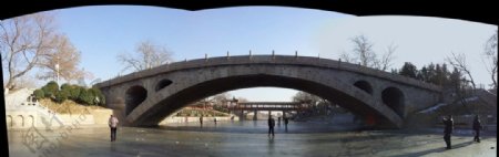 赵州桥正面图片