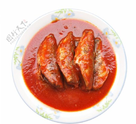 番茄沙丁鱼图片