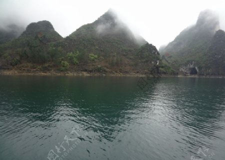 广西上林县大龙湖非高清图片