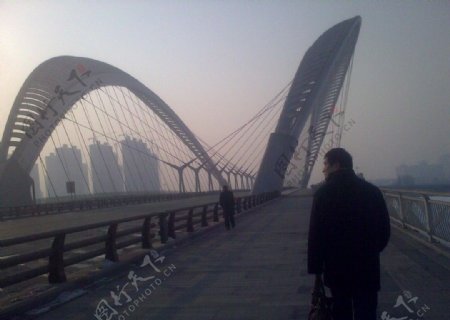 桥上景观图片