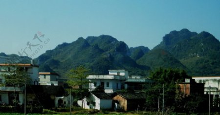 山前的村子图片