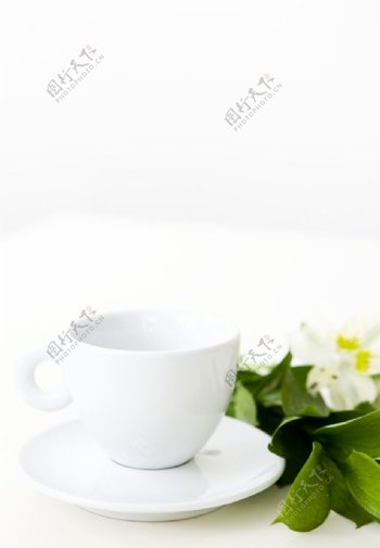 浪漫茶杯图片