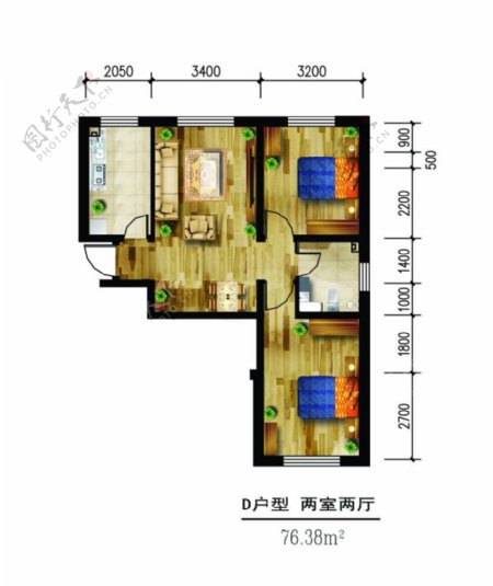 室内平面布置图图片