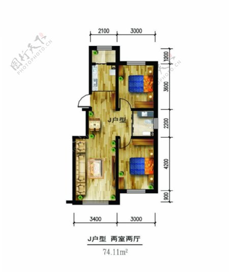 室内平面布置图图片