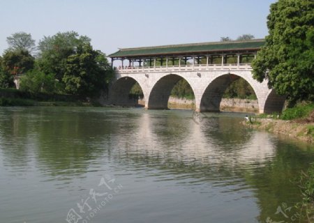 桂林山水七星公园花桥图片
