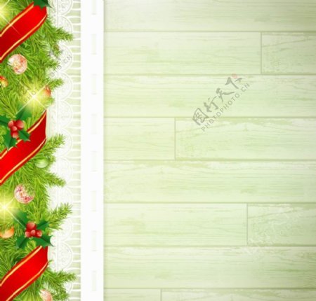 木纹圣诞背景图片