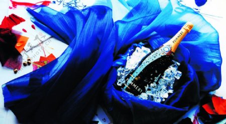 蓝调丝绸香槟图片