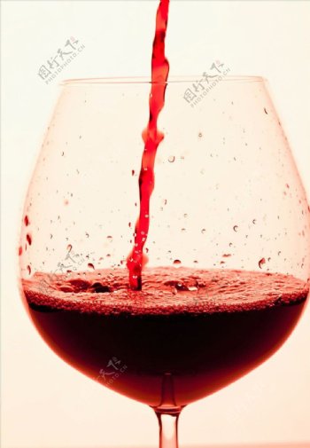 玻璃酒杯葡萄酒图片