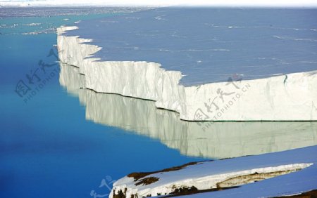北极雪景图片