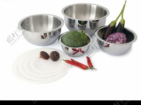 不锈钢锅盆碗炊具厨房用品图片