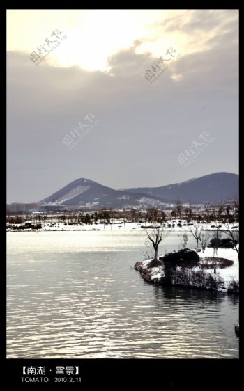 徐州云龙湖雪景图片