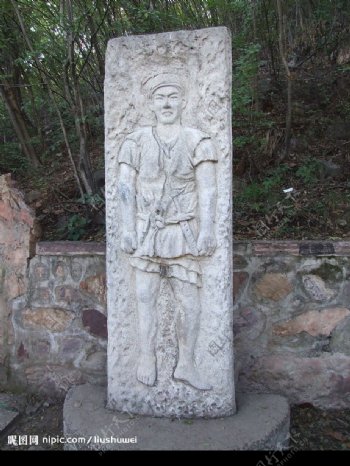 商王武丁的雕像图片