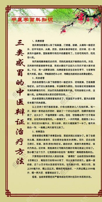 中医学百科知识展板图片