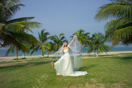 旅游婚纱样片美丽新娘图片