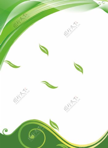 绿色展板JPG格式图片