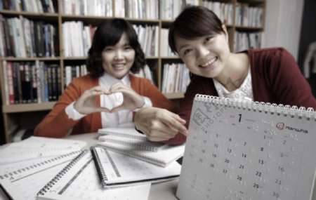 亚洲美女写真韩国盲人日历爱心爱心活动义工图片