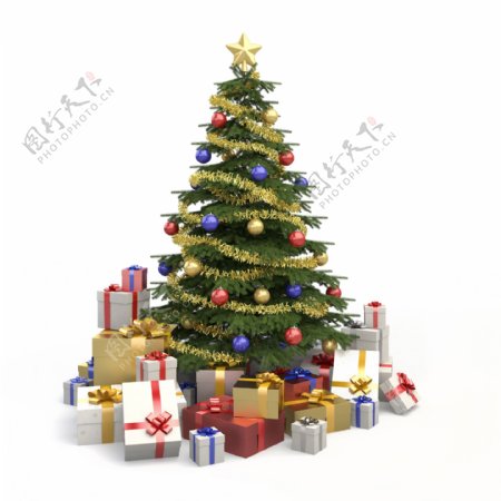 高清圣诞树图片