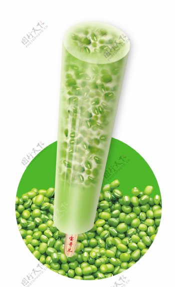 绿豆冰棒图片