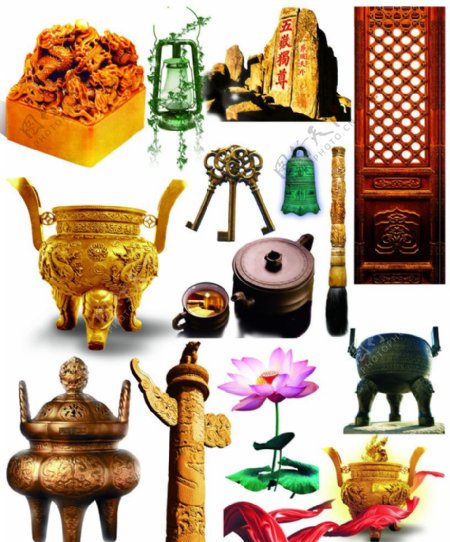 中国风复古素材常用古典素材库图片