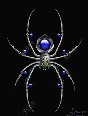 智能机械蜘蛛图片