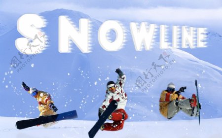滑雪品牌图片