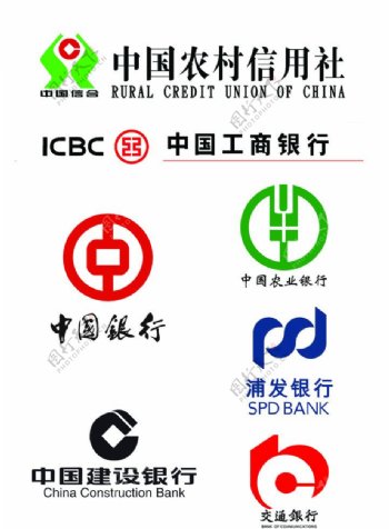 中国各大银行的标志图片