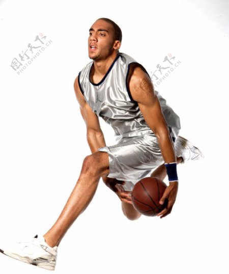 运动篮球健壮黑人图片
