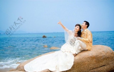 海边婚纱图片