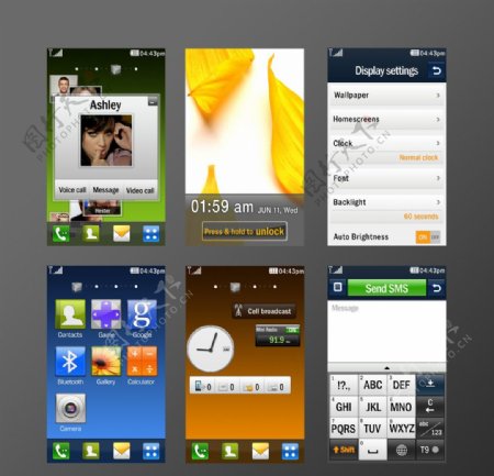手机系统界面UI设计图片