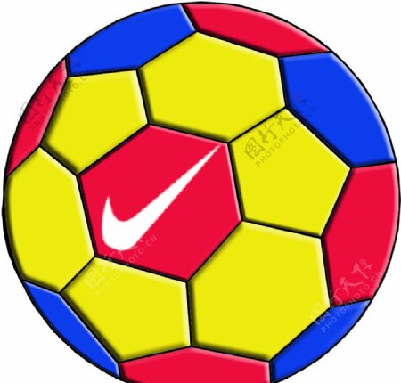 彩色足球图片