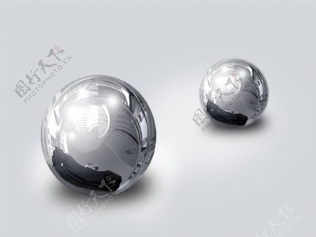 金属球分层PSD图片