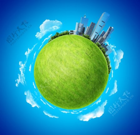 绿色环保地球素材图片