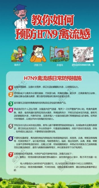 预防H7N9禽流感图片