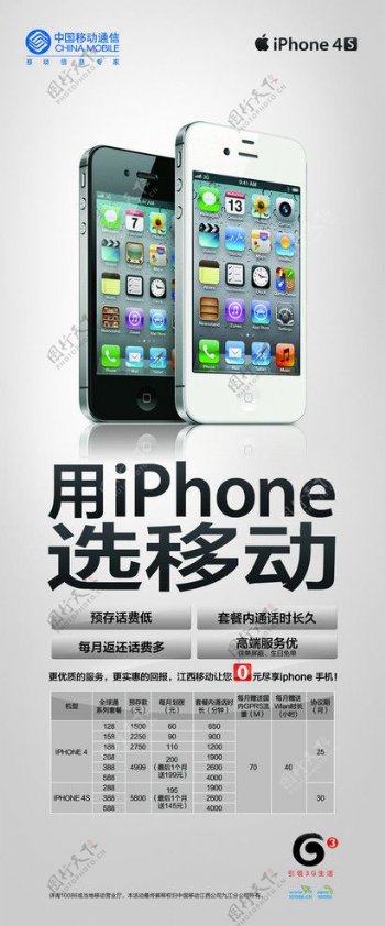IPhone手机X展架图片