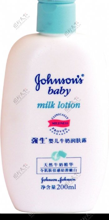 强生婴儿牛奶润肤露200ml图片