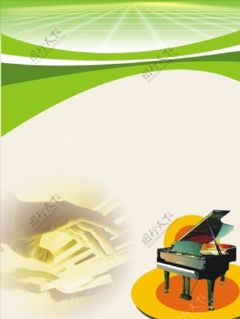 钢琴背景图图片