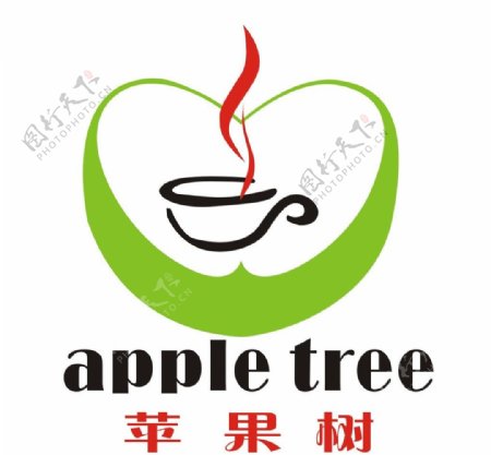 苹果树标志图片