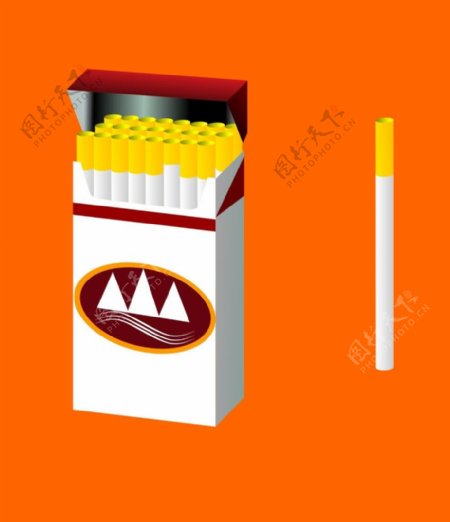 烟烟盒图片