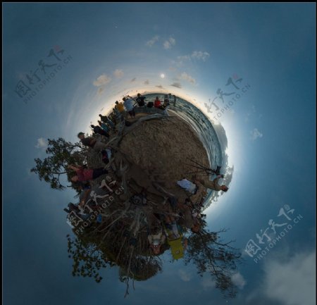 日食本影世界图片