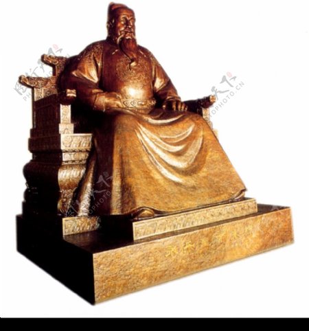 朱棣皇帝坐像