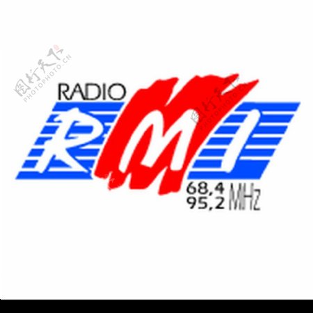 全球广播电台矢量标志0323