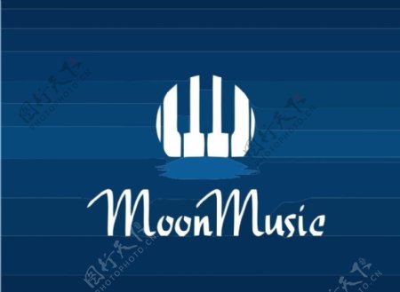 钢琴logo图片
